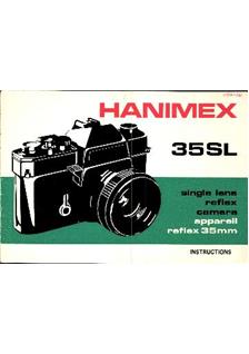 Hanimex 35 SL manual. Camera Instructions.
